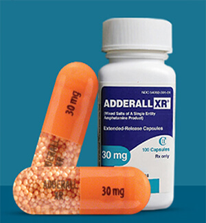 Buy Adderall (DEXTROAMPHETAMINE-AMPHETAMINE) 30mg XR Capsules  x 1's-Online at ADHD Pharmacy UK